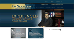 Desktop Screenshot of jimdeanlaw.com